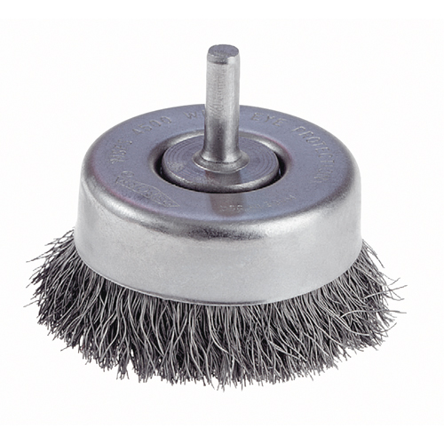 Crimped Wire Cup Brushes with 1/4" Shank - Light Duty Waymarc Industries Inc