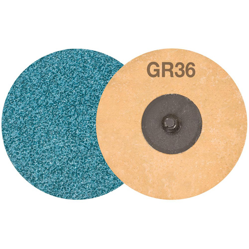 Disque de ponçage TWIST TOPCUT, 3" dia., Grain 36, Zirconium Waymarc Industries Inc