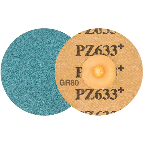 TWIST TOPCUT Sanding Disc, 3" Dia., 80 Grit, Zirconium Waymarc Industries Inc