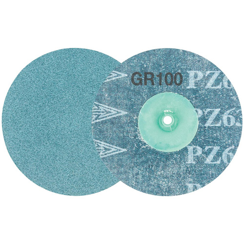TWIST TOPCUT Sanding Disc, 3" Dia., 100 Grit, Zirconium Waymarc Industries Inc
