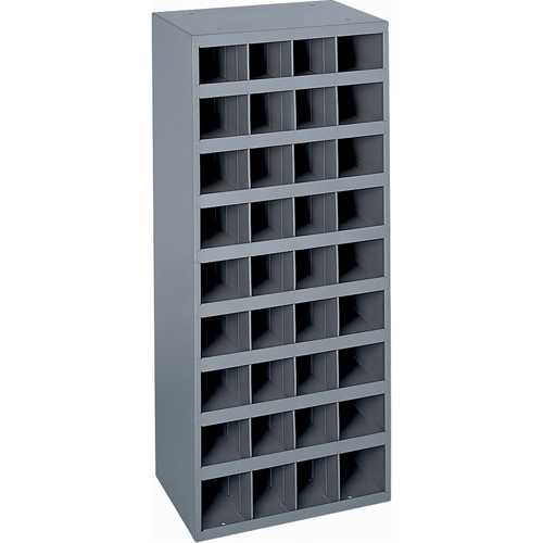 Armoires pour bacs de rangement en acier, 17-7/8" la x 12" p x 42" h, Gris Waymarc Industries Inc