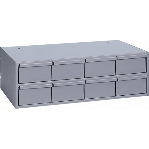 Casiers &agrave; tiroirs industriels, 8 tiroirs, 22-3/4" la x 11-5/8" p x 7-3/8" h, Gris Waymarc Industries Inc