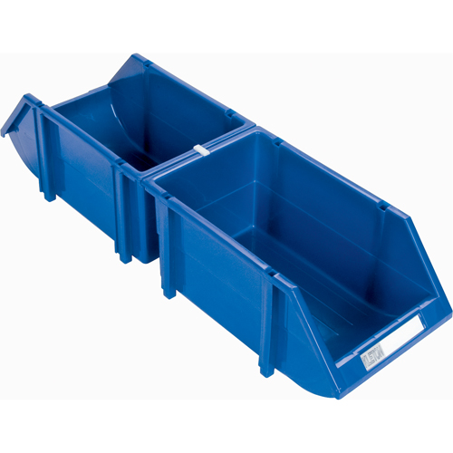 Stack & Hang Bin, 4-13/16" W x 3-3/16" H x 7-1/8" D, Blue Waymarc Industries Inc