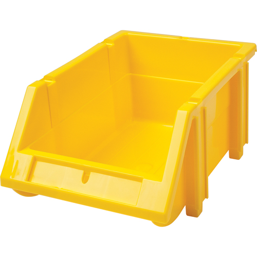 Stack & Hang Bin, 4-13/16" W x 3-3/16" H x 7-1/8" D, Yellow Waymarc Industries Inc