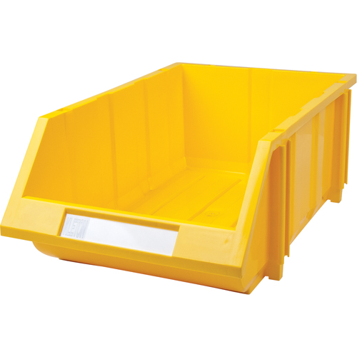 Stack & Hang Bin, 11-13/16" W x 7" H x 17-11/16" D, Yellow Waymarc Industries Inc