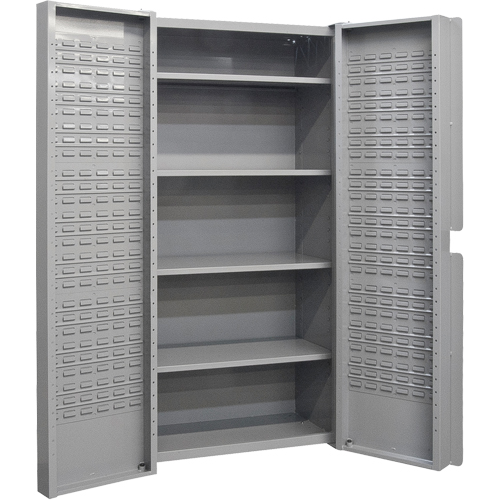 Deep Door Combination Cabinets, 38" W x 24" D x 72" H, Grey Waymarc Industries Inc