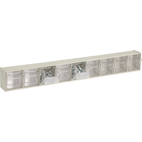 Tip-Out Bins Modular Storage System, 23-5/8" W x 2-1/2" D x 3-1/8" H, 9 Drawers Waymarc Industries Inc