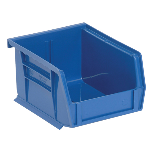 Ultra Stack & Hang Bin, 4-1/8" W x 3" H x 5-3/8" D, Blue Waymarc Industries Inc