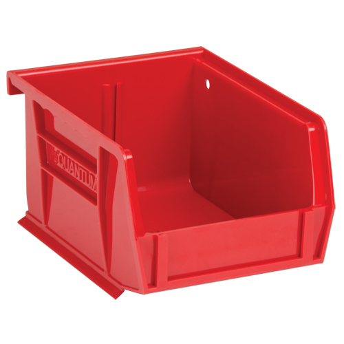Ultra Stack & Hang Bin, 4-1/8" W x 3" H x 5-3/8" D, Red Waymarc Industries Inc