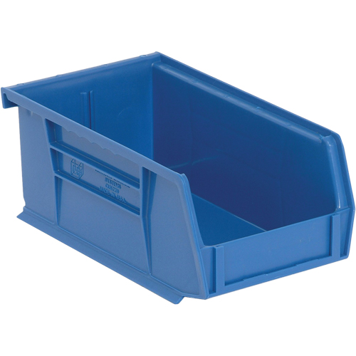 Ultra Stack & Hang Bin, 4-1/8" W x 3" H x 7-3/8" D, Blue Waymarc Industries Inc