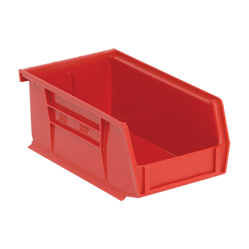 Ultra Stack & Hang Bin, 4-1/8" W x 3" H x 7-3/8" D, Red Waymarc Industries Inc