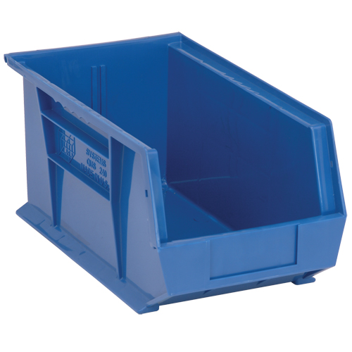 Bacs ultra empilable & suspendable, 8-1/4" la, 7" h x 14-3/4" p, Bleu Waymarc Industries Inc