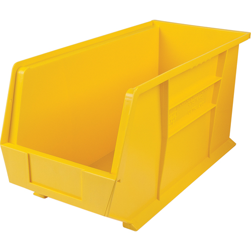 Bacs ultra empilable & suspendable, 8-1/4" la, 9" h x 18" p, Jaune Waymarc Industries Inc