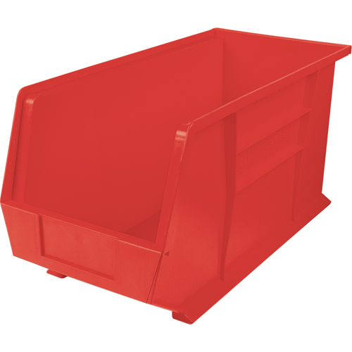 Bacs ultra empilable & suspendable, 8-1/4" la, 9" h x 18" p, Rouge Waymarc Industries Inc