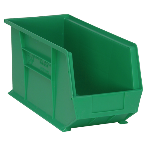 Ultra Stack & Hang Bin, 8-1/4" W x 9" H x 18" D, Green Waymarc Industries Inc