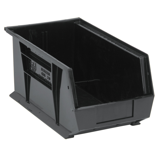 Bacs ultra empilable & suspendable, 8-1/4" la, 7" h x 14-3/4" p, Noir Waymarc Industries Inc