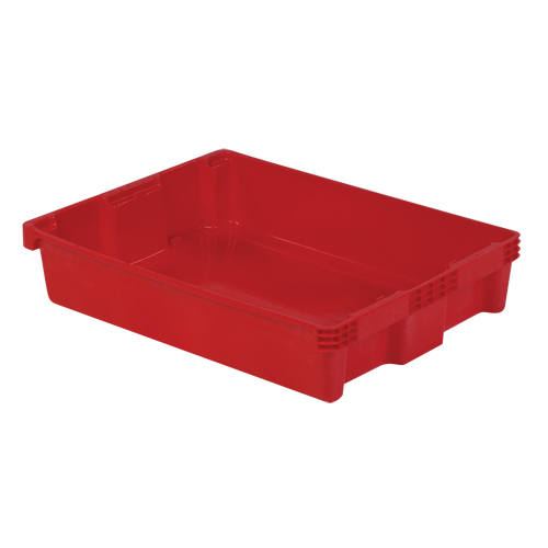 Contenants Stack-N-Nest Polylewton, 6,1" x 29,6" x 22,4", Rouge Waymarc Industries Inc