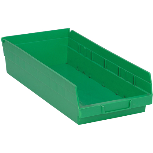 Bacs pour tablette, 8-1/8" la x 4" H x 17-7/8" p, Vert, Capacit&eacute; 40 lb Waymarc Industries Inc