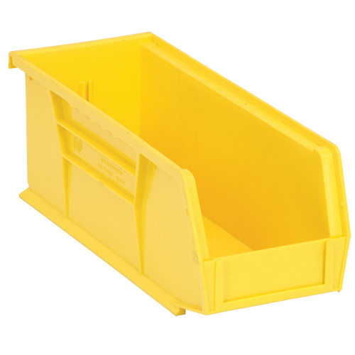 Ultra Stack & Hang Bin, 4-1/8" W x 4" H x 10-7/8" D, Yellow Waymarc Industries Inc