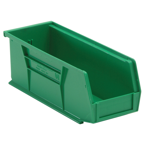 Ultra Stack & Hang Bin, 4-1/8" W x 4" H x 10-7/8" D, Green Waymarc Industries Inc