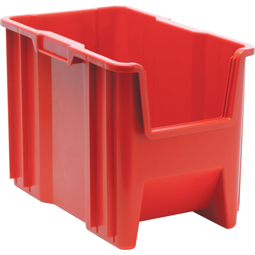 Contenants &agrave; empiler g&eacute;ants, 10,875" la x 17,5" p x 12,5" h, Rouge Waymarc Industries Inc