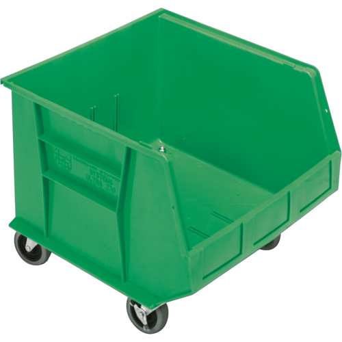 Bac mobile, 14" ha x 16-1/2" la x 18" p, Capacit&eacute; de 75 lb, Vert Waymarc Industries Inc