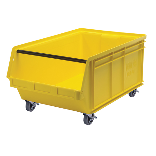 Bac mobile MAGNUM, 14-7/8" ha x 18-3/8" la x 29" p, Capacit&eacute; de 150 lb, Jaune Waymarc Industries Inc