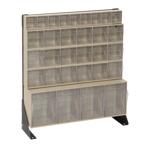 Support pour bacs basculants, 23-5/8" la x 8" p x 28" h, 31 tiroirs Waymarc Industries Inc
