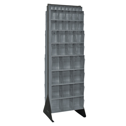 Support pour bacs basculants, 23-5/8" la x 16" p x 75" h, 72 tiroirs Waymarc Industries Inc