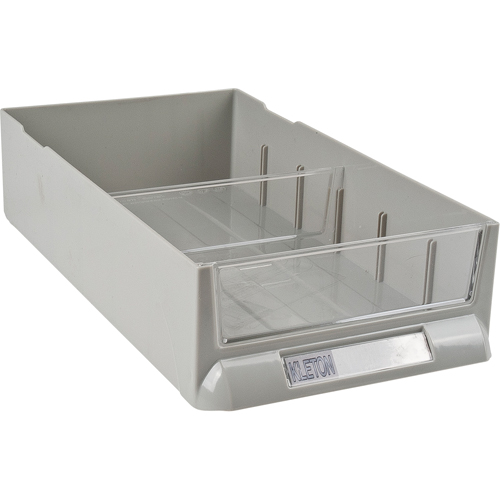 Replacement Drawer for KPC-100 Parts Cabinets, Plastic, 6-3/8" W x 11-3/10" D x 2-11/16" H, Grey Waymarc Industries Inc