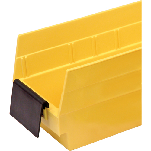 Bacs de rangement pour tablettes - Porte-&eacute;tiquettes de forme allong&eacute;e Waymarc Industries Inc