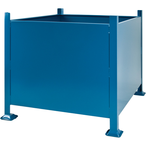 Bulk Stacking Containers, 30" H x 40.5" W x 48.5" D, 3500 lbs. Capacity Waymarc Industries Inc