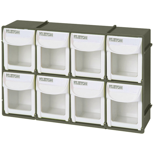 Heavy-Duty Tilt Bin, 11-3/4" W x 2-3/4" D x 7-7/8" H, 8 Drawers Waymarc Industries Inc