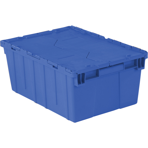 Contenants de distribution Flipak en plastique poly&eacute;thyl&egrave;ne (PE), 21,9" x 15,2" x 9,3", Bleu Waymarc Industries Inc