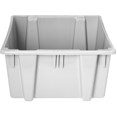 Stack & Nest Palletote Box, 13" x 15.5" x 19.5", Grey Waymarc Industries Inc