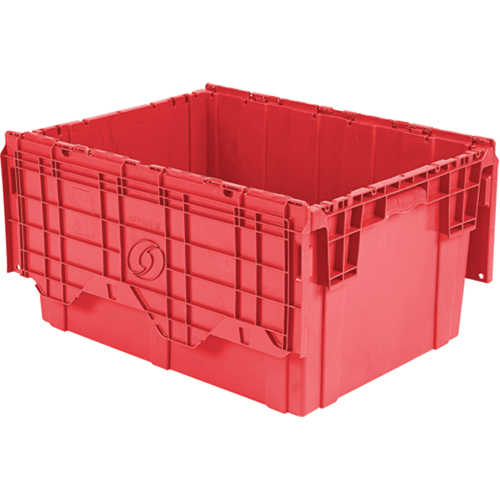 Contenants de distribution Flipak en plastique poly&eacute;thyl&egrave;ne (PE), 27,9" x 20,9" x 15,2", Rouge Waymarc Industries Inc