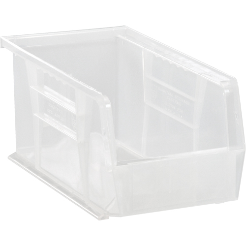 Clear-View Ultra Stack & Hang Bin, 4-1/8" W x 4" H x 10-7/8" D, Clear Waymarc Industries Inc