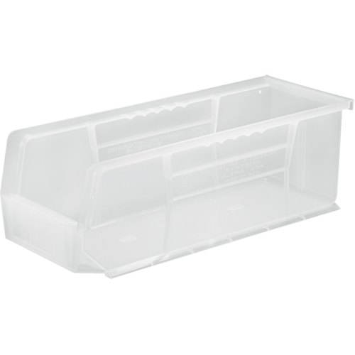 Bac transparent ultra empilable & suspendable, 5-1/2" la, 5" h x 14-3/4" p, Transparent Waymarc Industries Inc