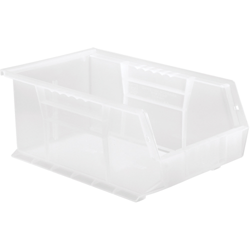 Clear-View Ultra Stack & Hang Bin, 8-1/4" W x 6" H x 13-5/8" D, Clear Waymarc Industries Inc
