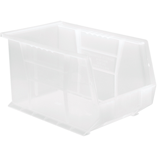 Bac transparent ultra empilable & suspendable, 8-1/4" la, 8" h x 13-5/8" p, Transparent Waymarc Industries Inc
