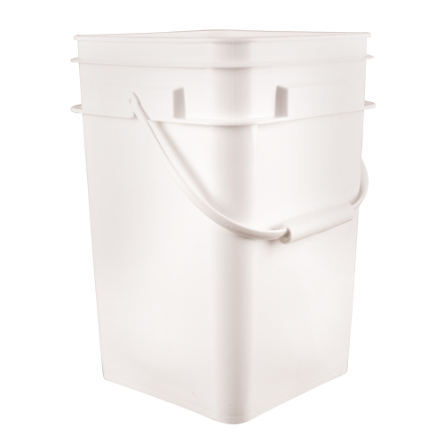 Square Pail, Plastic, 4.25 gal. Waymarc Industries Inc