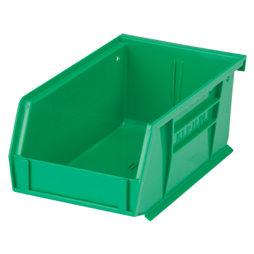 Stack & Hang Bin, 4-1/8" W x 3" H x 7-3/8" D, Green Waymarc Industries Inc