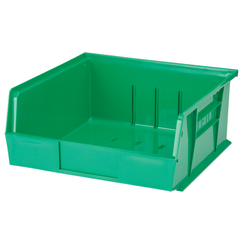 Stack & Hang Bin, 11" W x 5" H x 10-7/8" D, Green Waymarc Industries Inc