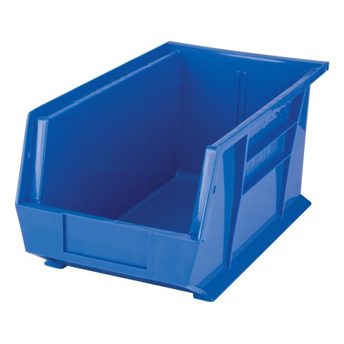 Stack & Hang Bin, 8-1/4" W x 7" H x 14-3/4" D, Blue Waymarc Industries Inc