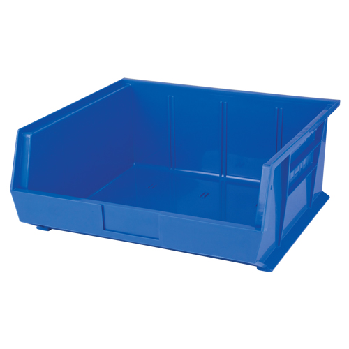 Stack & Hang Bin, 16-1/2" W x 7" H x 14-3/4" D, Blue Waymarc Industries Inc