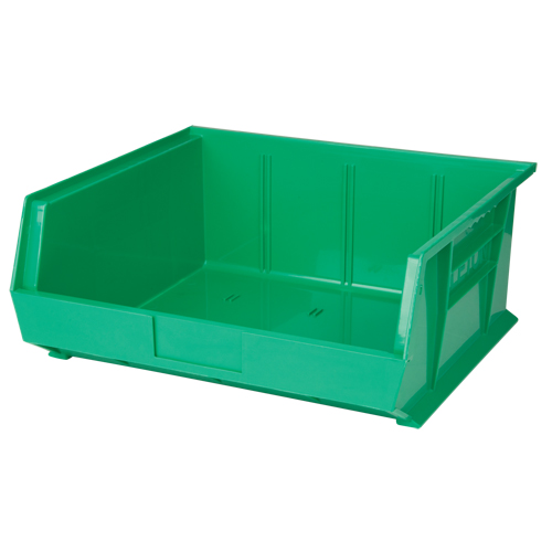 Stack & Hang Bin, 16-1/2" W x 7" H x 14-3/4" D, Green Waymarc Industries Inc