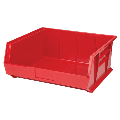 Stack & Hang Bin, 16-1/2" W x 7" H x 14-3/4" D, Red Waymarc Industries Inc