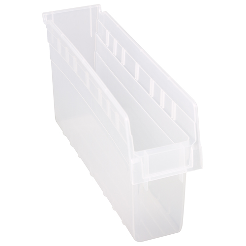 Bacs pour &eacute;tag&egrave;re Store-Max, 4-3/8" la x 8" H x 17-7/8" p, Transparent, Capacit&eacute; 56 lb Waymarc Industries Inc