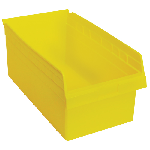 Bacs pour &eacute;tag&egrave;re Store-Max, 11-1/8" la x 8" H x 17-7/8" p, Jaune, Capacit&eacute; 56 lb Waymarc Industries Inc