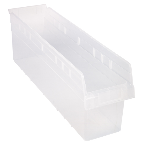 Bacs pour &eacute;tag&egrave;re Store-Max, 6-5/8" la x 8" H x 23-5/8" p, Transparent, Capacit&eacute; 68 lb Waymarc Industries Inc